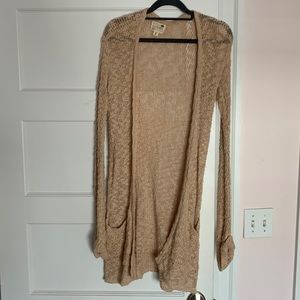 LA Hearts Tan Sweater
